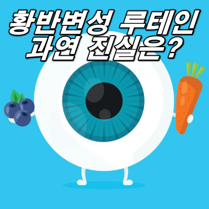 "황반변성 루테인" - 루테인만 먹지마세요(Part. 6)