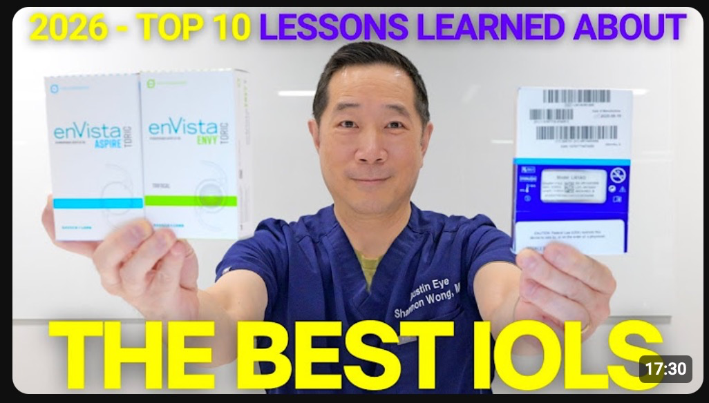 다초점백내장수술 – 10가지 교훈 by Shannon